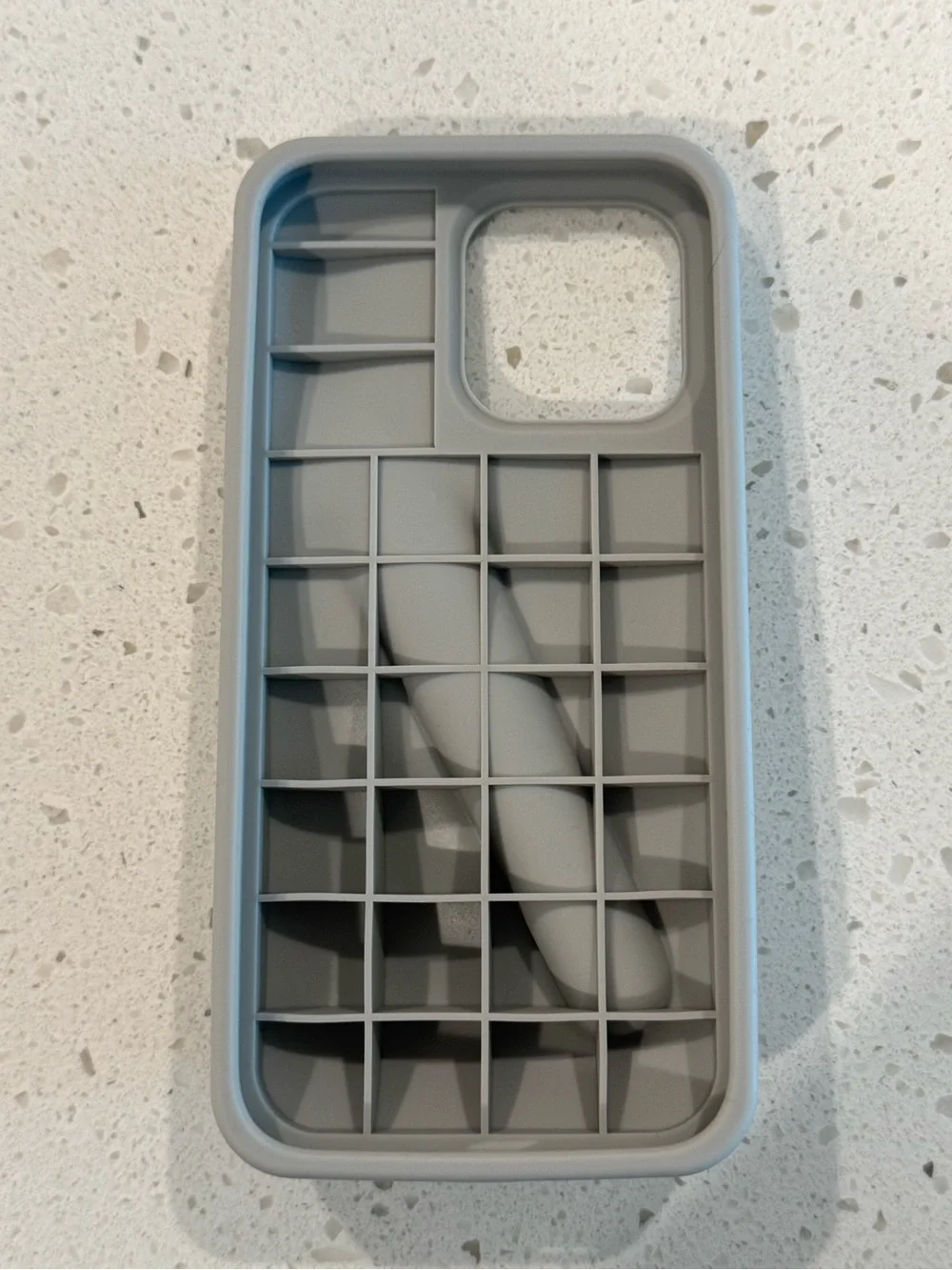 RHODE Light Gray Silicone iPhone Case with Built-In Loop
